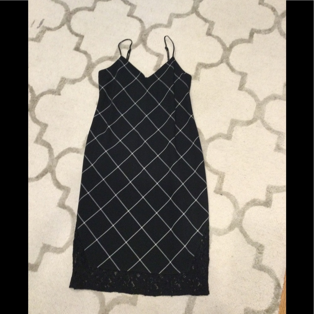 Big check speghetti strap dress